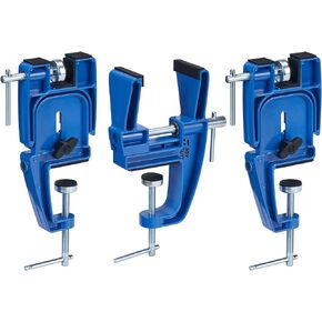 JOYTUTUS Ski and Snowboard Vises 3 Pieces Set for Tuning, Edges and Waxing, Ski Vise of Adjustable Angle and Height, Non-Slip Snowboard Clamp with Rubber Pads, Solid and Durable Aluminum Ski Tool in Saudi Arabia