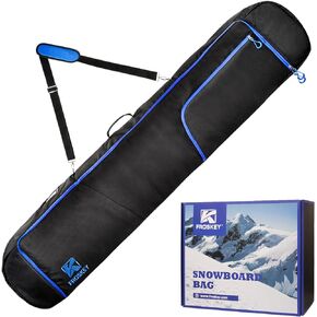 Froskey 12mm Padded Snowboard Bag for Air Travel, Fits 158cm Snowboard/Skis, Waterproof Snowboard Travel Bags for Flying in Saudi Arabia