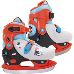 Hedstrom Adjustable Ice Skates Youth Size 8-11, Spidey,Orange,40-80005WC