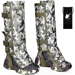 جراميق الثعبان للصيد شقوق الثعبان المقاومة للماء، واقيات الثعبان لحماية عضات الثعبان من أجل الجزء السفلي من الساقين، جراميق الأحذية مناسب للرجال والنساء، حجم قابل للتعديل للصيد والمشي لمسافات طويلة والعمل في المزرعة in Kuwait