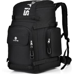YITUYISI Ski Boot Bag 55L Waterproof Backpack with Helmet Boot Compartments for Travel, Snowboarding,for Men,Women, Youth