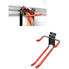 مكي رف منظم للزلاجات والاعمدة يثبت على الحائط باطار معدني شديد التحمل وخطافات مبطنة، رف تزلج افقي يثبت على الحائط في المرآب للتخزين في الاماكن المغلقة والمفتوحة، خطافات حائط in Kuwait