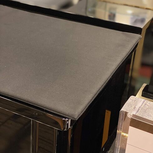 Clairevoire Waterproof Top Cover Pad for Upright / Vertical Pianos | Minimalist Design | impact protection | Optimal protection against Scratches/Blemishes/Dents on Topboard (black, waterproof) in Saudi Arabia