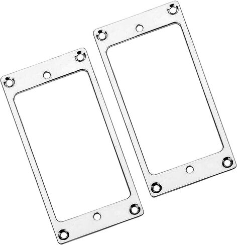 Cheerock Humbucker Pickups Cover Mounting Ring Set Humbucker Cover Replacement Part Compatible with Electric Guitar or Precision Bass (2Pcs) (black) in Kuwait