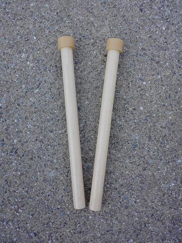 KaKesa Steel Drum Pan Mallets Sticks Wood Econo - Lead/Tenor in Saudi Arabia