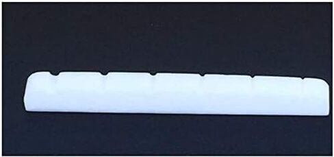 1 Pcs Modern and Vintage Electric Guitar 6 String Electric Bone Nut Cattle Bone Slotted for Fender Strat Replacement in Saudi Arabia