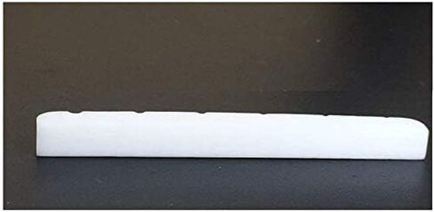 1 Pcs Modern and Vintage Electric Guitar 6 String Electric Bone Nut Cattle Bone Slotted for Fender Strat Replacement in Saudi Arabia
