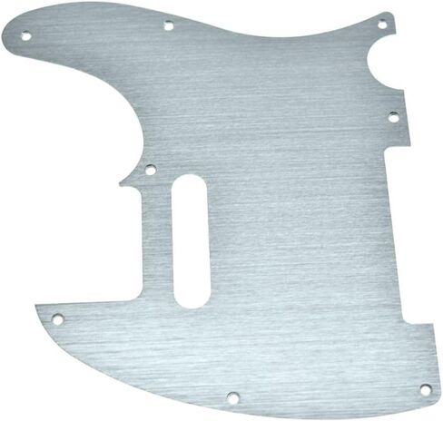 KAISH 8 Hole Metal Aluminum Anodized Tele Style Pickguard TL Pick Guard Scratch Plate for USA/Mexico Telecaster Black in Saudi Arabia