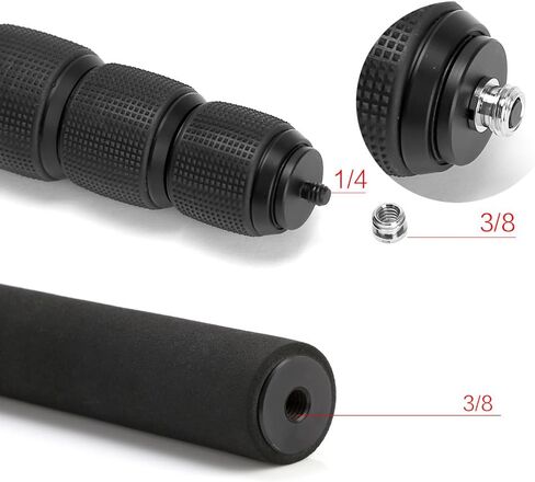 عمود كوولرترون خفيف الوزن من كولرترون مع أقفال سهلة اللف ومقبض مبطن لميكروفونات بندقية احترافية in Kuwait