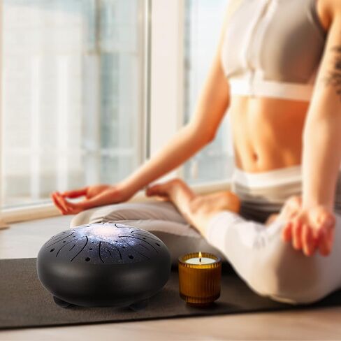 طبلة لسان 8 نوتات (اسود ستاري - 8 فتحات) in Kuwait