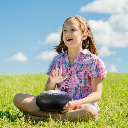 طبلة لسان 8 نوتات (اسود ستاري - 8 فتحات) in Kuwait