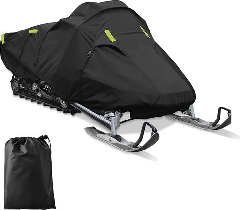 غطاء AKEfit لمركبات الثلج، 130 طول × 51 عرض × 48 ارتفاع بوصة، مناسب لمركبات الثلج المختلفة، مقاوم للماء والتمزق، أغطية عربات الثلوج in Kuwait
