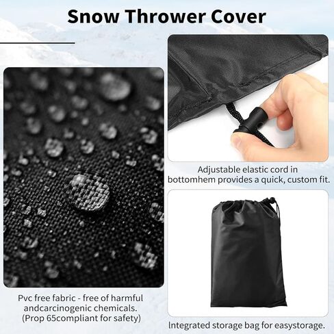 غطاء AKEfit لمركبات الثلج، 130 طول × 51 عرض × 48 ارتفاع بوصة، مناسب لمركبات الثلج المختلفة، مقاوم للماء والتمزق، أغطية عربات الثلوج in Kuwait