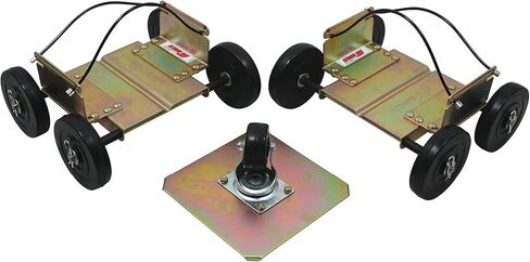 Extreme Max 5800.0200 Power Wheels Drivable Steerable Snowmobile Dollies - Standard, Fits Skis Up To 7" Wide, Off-Road Compatible,Gold in Saudi Arabia