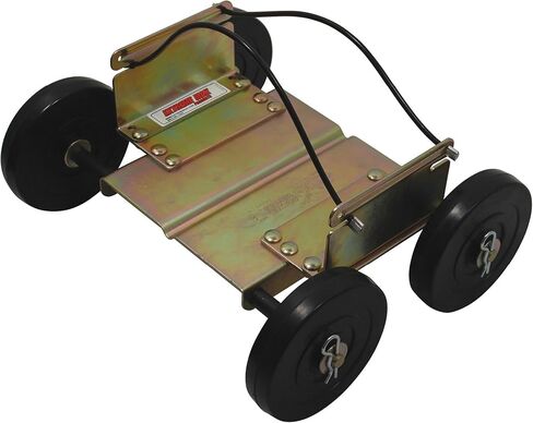 Extreme Max 5800.0200 Power Wheels Drivable Steerable Snowmobile Dollies - Standard, Fits Skis Up To 7" Wide, Off-Road Compatible,Gold in Saudi Arabia