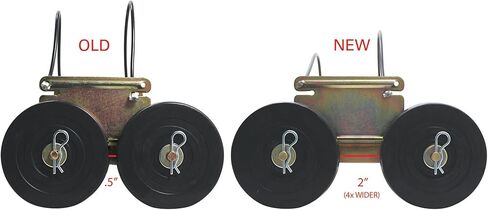 Extreme Max 5800.0200 Power Wheels Drivable Steerable Snowmobile Dollies - Standard, Fits Skis Up To 7" Wide, Off-Road Compatible,Gold in Saudi Arabia