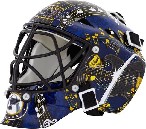 Franklin Sports NHL Team Logo Mini Hockey Goalie Mask with Case - Collectible Goalie Mask with Official NHL Logos and Colors in Kuwait