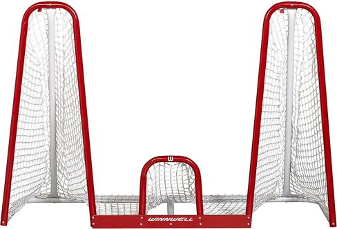 Winnwell Hockey Skill Training Net- 72" Heavy Duty Shooter Tutor Hockey Net with 1.5" Posts, Equipment to Help Improve Shot Accuracy for Kids, Teens, Adult Players in Kuwait