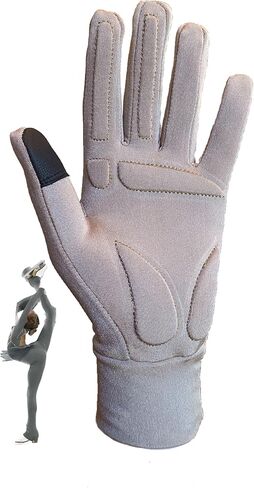 YamerSK8 Figure Skating Gloves with Gel Pads Palm Protection for Practice Competition in Kuwait