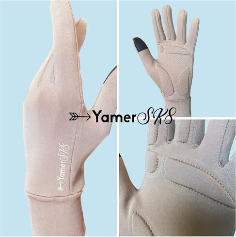 YamerSK8 Figure Skating Gloves with Gel Pads Palm Protection for Practice Competition in Kuwait