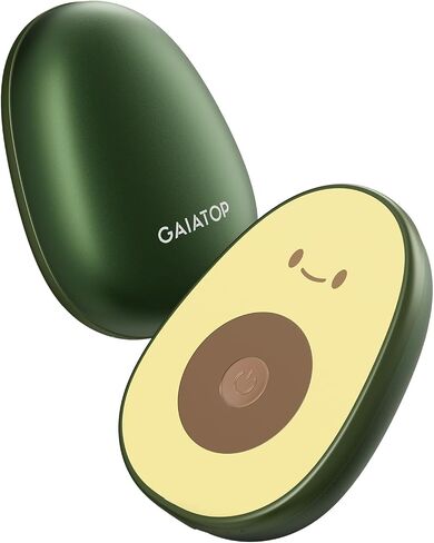 Gaiatop Rechargeable Hand Warmers 2 Pack, Magnetic, Avocado | Cute Gifts, 3 Heat Levels, Electric Pocket Heater, Reusable Design, Stocking Stuffers for Women, Men, Outdoor, Camping, Golf in Kuwait