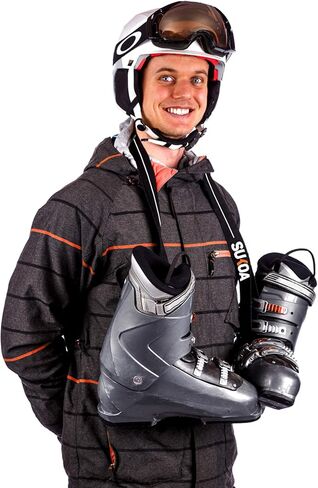 حزام حامل للأحذية للتزلج على الجليد وللتزلج على الجليد من سوكوا - للرجال والنساء - حزام للكتف أيضًا مناسب للتزلج على الجليد وشفرات الأسطوانة - إكسسوارات معدات للحقائب والطقم وحزمة المعدات in Kuwait