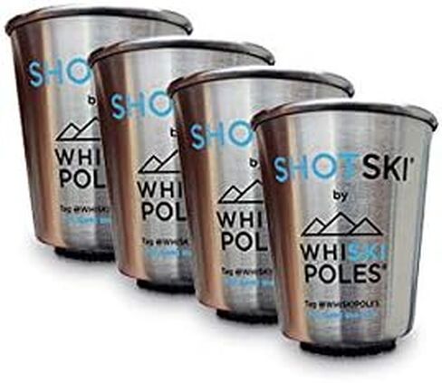 SHOTSKI Official Kit - Instantly Turn Your Everyday Gear into a Shot ski! Removable, shatterproof Shot Glasses, installs in Seconds, no Tools Required! Apres Ski Gift (6 Pack) in Saudi Arabia