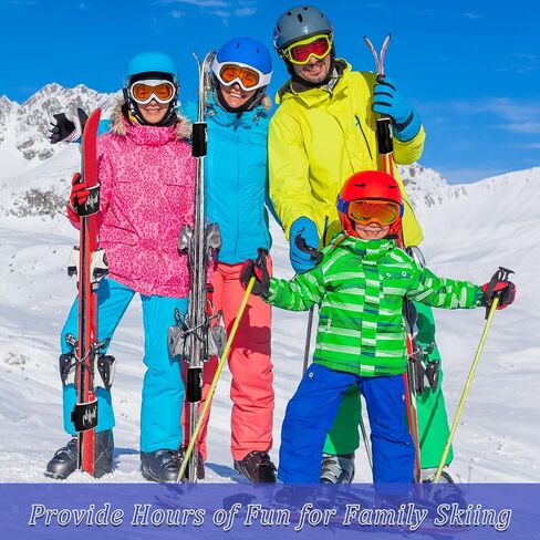 10 Pieces Ski Strap Fasteners Tape Adjustable Ski Wraps Ties for Carrying Ski Gear Winter Christmas (Black, Blue, Red, Gray, White) in Kuwait