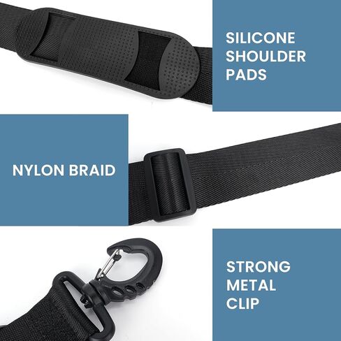 حزام تزلج وحامل عمود، احزمة حمل تزلج مبطنة قابلة للتعديل، اكسسوارات التزلج على المنحدرات للبالغين والمراهقين للتزلج على الجليد والانشطة الخارجية في الشتاء in Kuwait