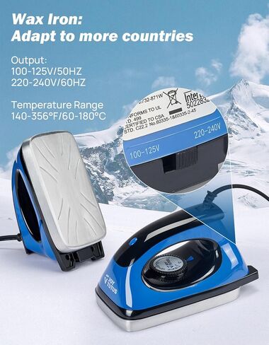 جوي توتوس مجموعة النغمات الأساسية الكاملة مع الشمع - كل ما تحتاجه لعمل نغمة أساسية وشمع للزلاجات ولوح التزلج على الجليد in Kuwait