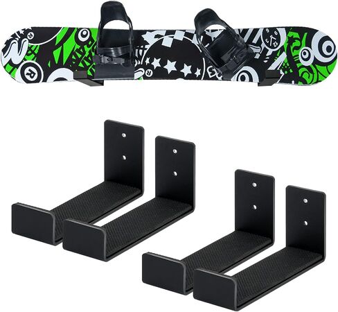 Poskad Snowboard Wall Rack,Ski Wall Mount Display, Home and Garage Snowboard Storage,Solid Aluminum Shelf Brackets. in Kuwait