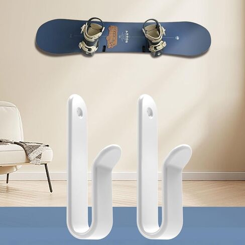 Horizontal Snowboard Wall Mount Clips Snowboard Rack Wall Mount Snowboard Mount Storage Snowboard Wall Mount for Room in Kuwait