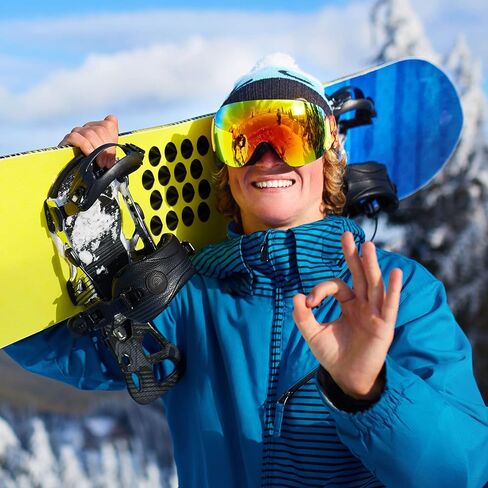 Hotop 40 Pieces Snowboard Stomp Pad Self Adhesive Rubber Clear Ski Snowboard Stomp Pad Provides Extra Grip for Snowboarding for Men Women in Saudi Arabia