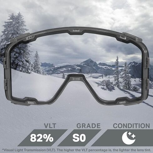 WildHorn Outfitters Unisex-Adult Pipeline Ski Goggle Replacement Lens in Kuwait
