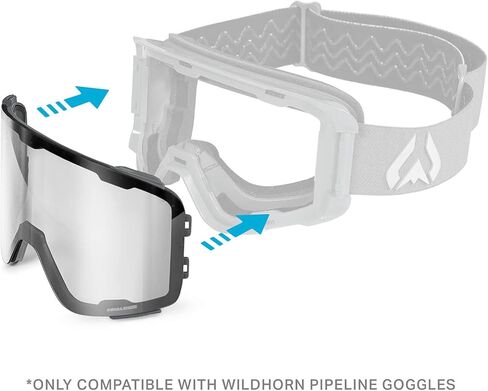 WildHorn Outfitters Unisex-Adult Pipeline Ski Goggle Replacement Lens in Kuwait