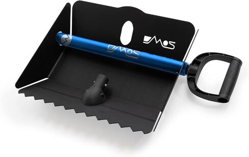 مجرفة DMOS Stealth XL باللون الأحمر - مجرفة ثلج قوية وقابلة للتخزين وعالية الأداء، مثالية للسيارة/الشاحنة، والبقاء على قيد الحياة، والتخييم، والطرق الوعرة، والطوارئ، والأنشطة الخارجية الأخرى in Kuwait
