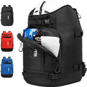 MARITTON Ski Boot Bag - Ski Boots and Snowboard Boots Travel Backpack for Ski Helmet, Goggles, Gloves, Skis, Snowboard & Accessories.