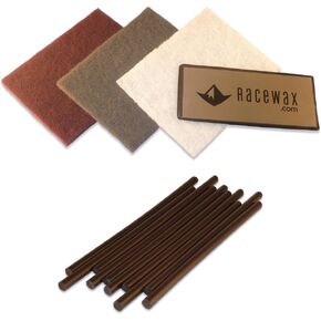 RaceWax Ski P-tex Base Repair Kit: 10 ptex, Metal Scraper, 3 3M Buffing Pads in Kuwait