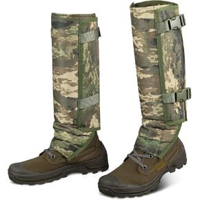 Skiguard Snake Guard الجراميق الأفعى، شقوق الأفعى المقاومة للماء للساقين السفلية، الجراميق الواقية من لدغات الأفعى، مناسبة للرجال والنساء، حجم قابل للتعديل للصيد والمشي لمسافات طويلة والمزرعة