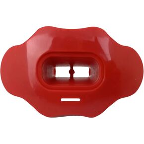DAMAGE CONTROL - Mouth Guard - Youth Mouth Guard That Protect Lips & Teeth - No Boiling Pacifier, Breathable Binky Mouthpiece - Football Mouthpiece - Works with Braces - Helmet Strap Included