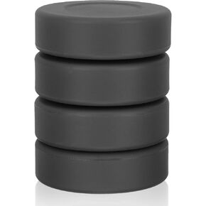 BESPORTBLE 4 Pcs Ice Hockey Puck Professional Ice Hockey Balls Black Hockey Biscuits for Practicing and Classic Training