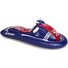 FUNBOY Winter Fun Inflatable Snowmobile, Single, Retro Single