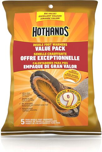 HotHands Insole Foot Warmers With Adhesive Value Pack (5-Pairs) in Saudi Arabia