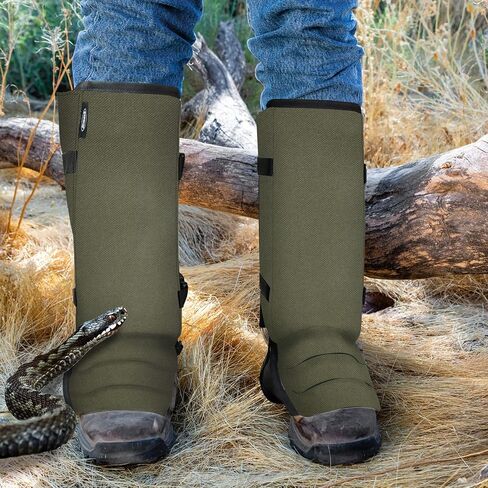 MDSTOP Snake Gaiters Leg Guards, Waterproof Snake Guards, Adjustable Snake Bite Protection for Lower Legs, Snake Chaps for Men & Women, Snake Proof Gaiters for Hunting, Hiking and Farm Working in Saudi Arabia