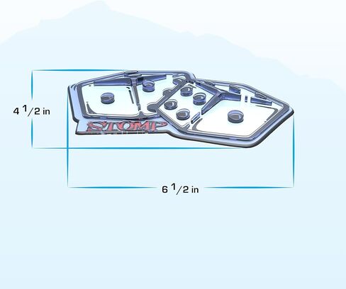 STOMPGRIP Premium Snowboard Stomp Pad | Dice | Vice Collection | 3D Decal in Kuwait