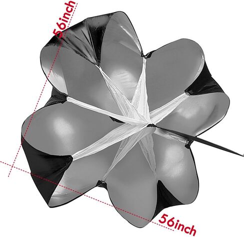 ستيل كول تدريب سريع للركض، 56 انش، مثاقب مقاومة للركض والمظلات والجري وكرة القدم وكرة القدم والتدريب السريع، اسود in Kuwait