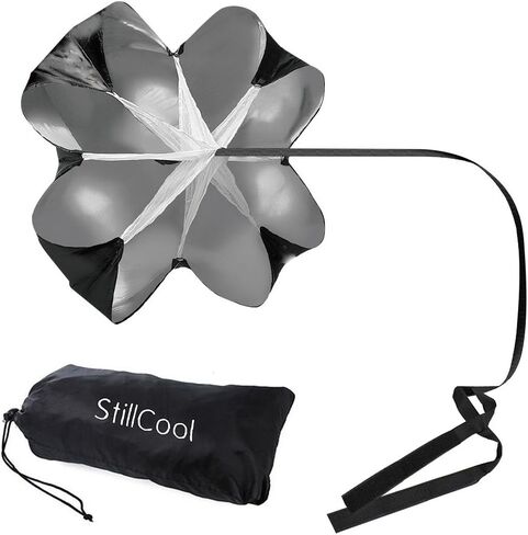 ستيل كول تدريب سريع للركض، 56 انش، مثاقب مقاومة للركض والمظلات والجري وكرة القدم وكرة القدم والتدريب السريع، اسود in Kuwait