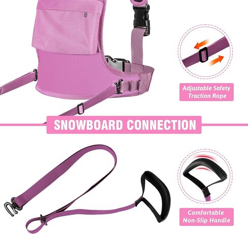 سرج التزلج للأطفال - معدات تدريب على الظهر على شكل زمام أمان للأطفال الصغار للمبتدئين للتحكم في السرعة in Kuwait