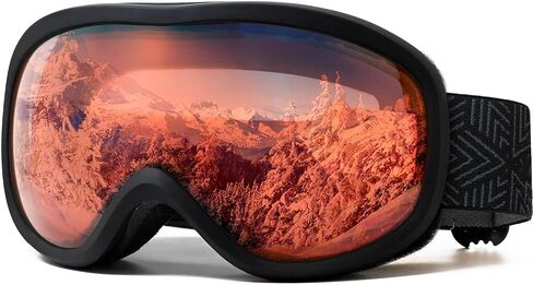 AVV OTG Ski Goggles for Men Women With Anti-Fog Dual Layer lens, UV400 Snow Goggle for Snowboarding Snowmobiling Skating in Kuwait