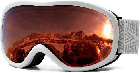 AVV OTG Ski Goggles for Men Women With Anti-Fog Dual Layer lens, UV400 Snow Goggle for Snowboarding Snowmobiling Skating in Kuwait